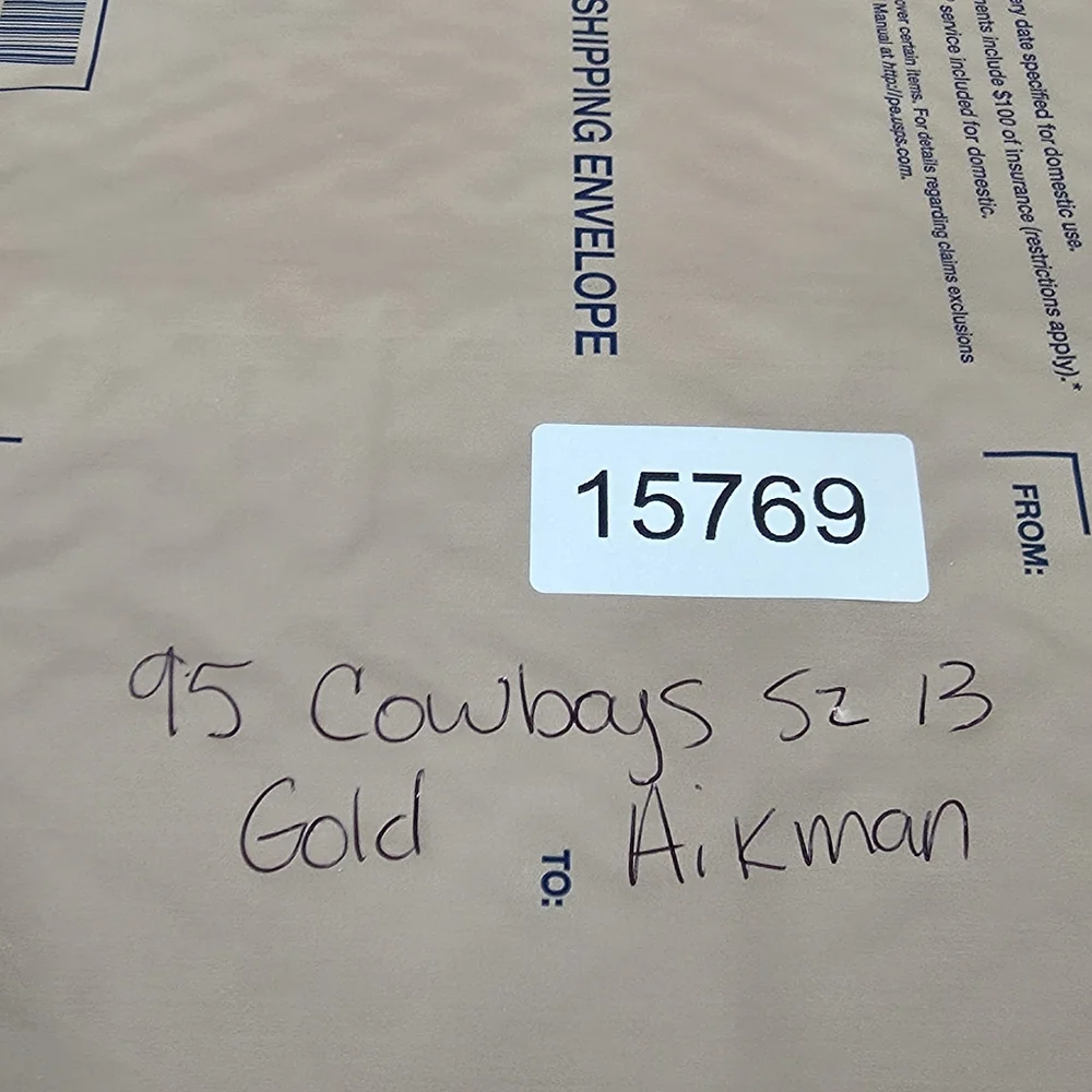 Dallas Cowboys Championship‎ Ring Sz 13 Gold 1995 Suoerbowl Aikman Fan Edition